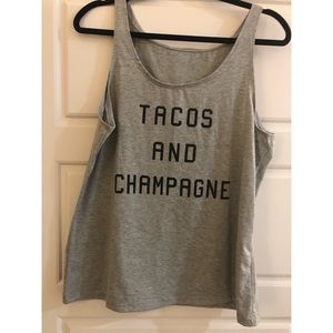 Tacos & Champagne Tank Top